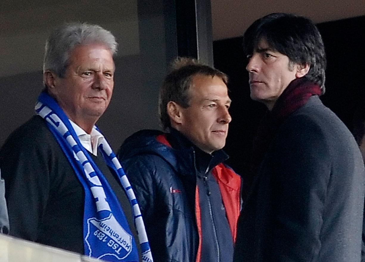 Dietmar Hopp, Jürgen Klinsmann och Joachim Löw.