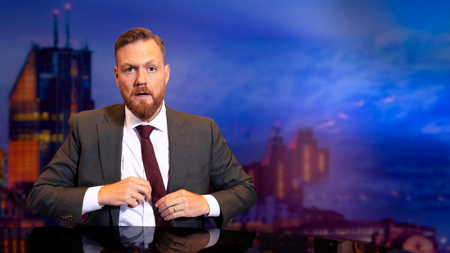 Kristoffer Ahonen Appelquist leder satirprogrammet ”Svenska nyheter” som flera gånger hamnat i blåsväder. Pressbild.