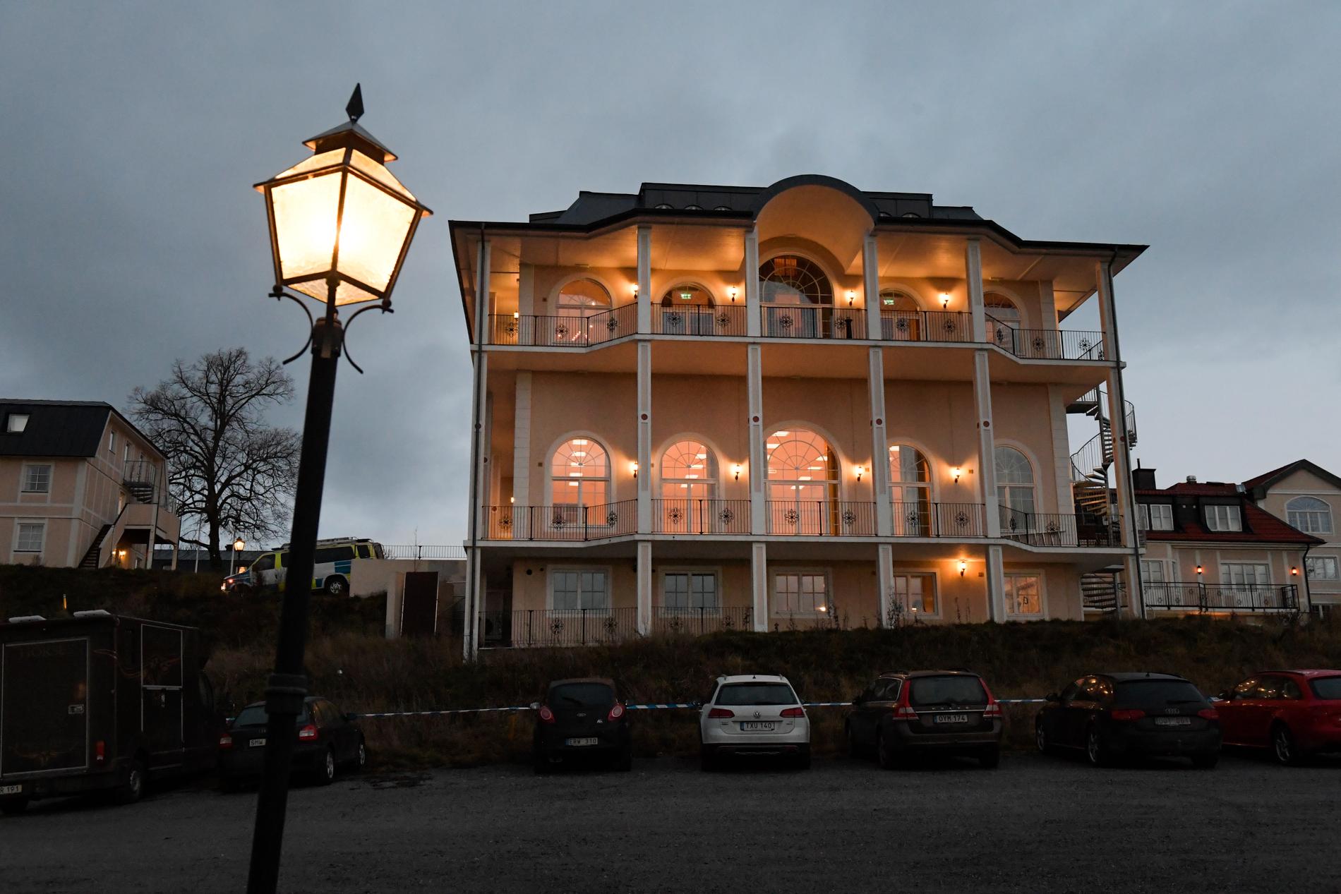 Johannesbergs slott i Rimbo norr om Stockholm, där fredssamtal om Jemen kommer att äga rum.