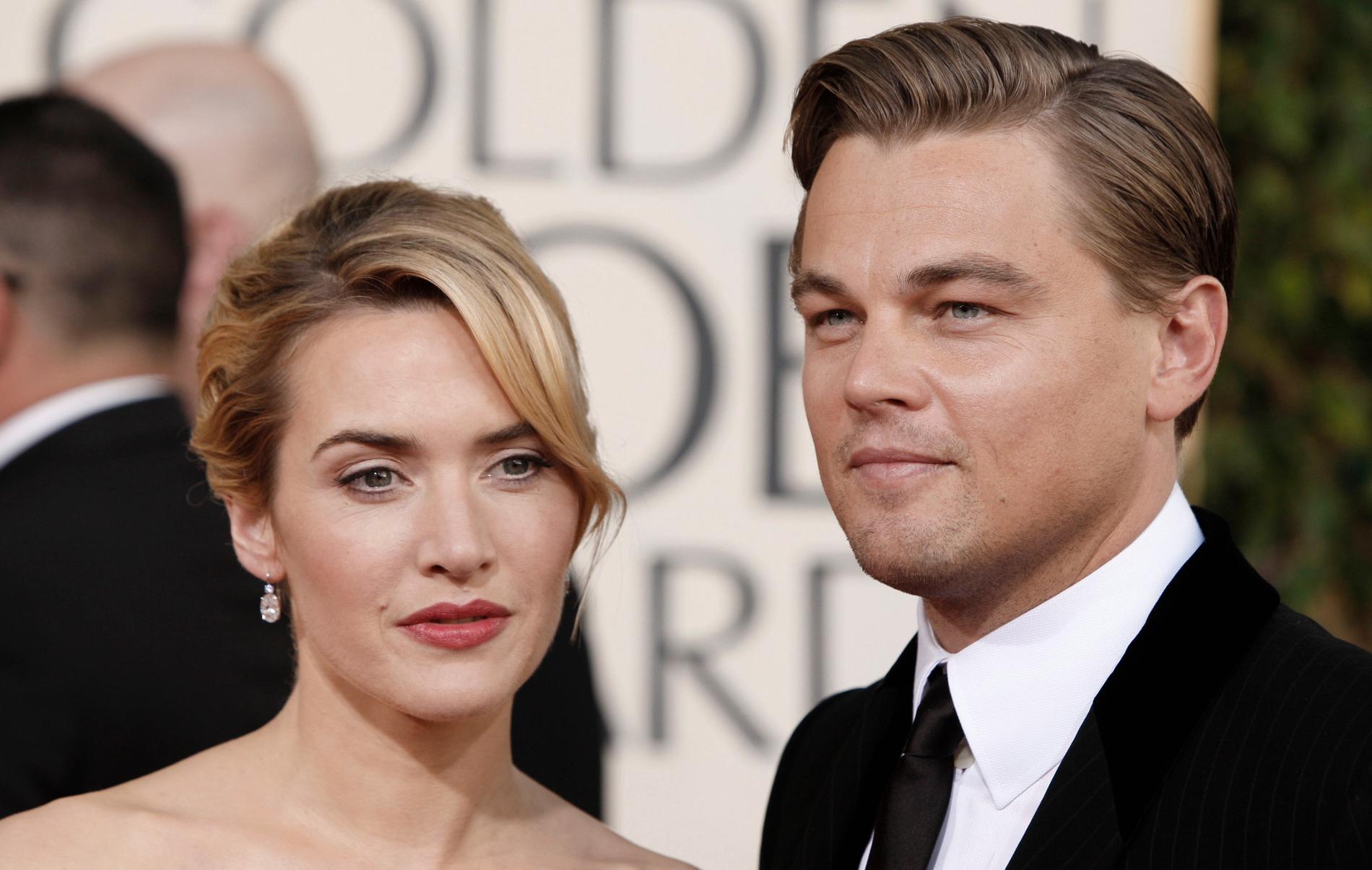 Kate Winslet och Leonardo DiCaprio spelade huvudrollerna i filmen "Titanic". Men det var nära att DiCaprio inte fick rollen när han inte ville provfilma. Arkivbild.