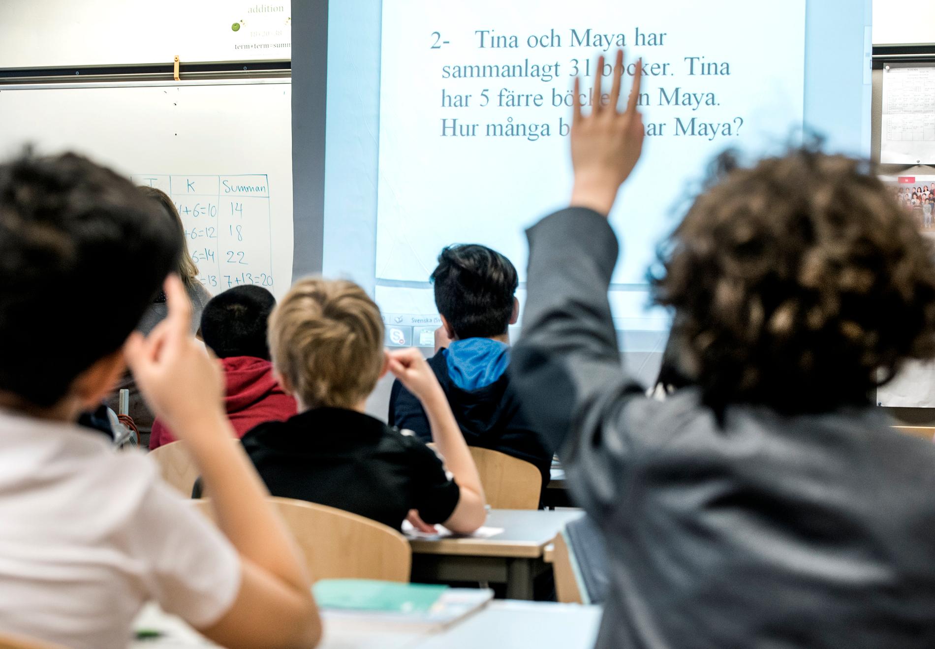 I Malmö finns en åtgärdstrappa för skolorna att följa.