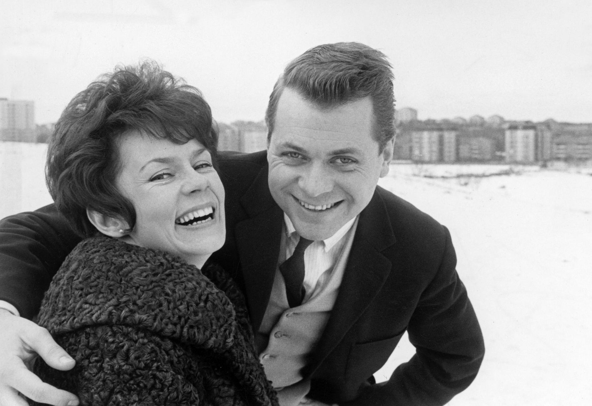 Towa Carson och Lasse Lönndahl på det glada 60-talet.