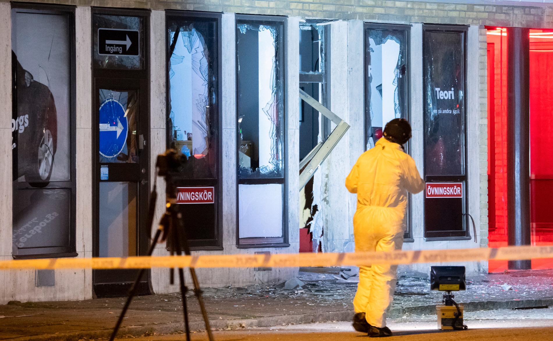 Ingen person kom till skada i explosionen i Malmöstadsdelen Persborg.