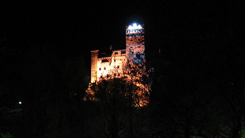 Draculas slott i staden Bran i Transsylvanien.