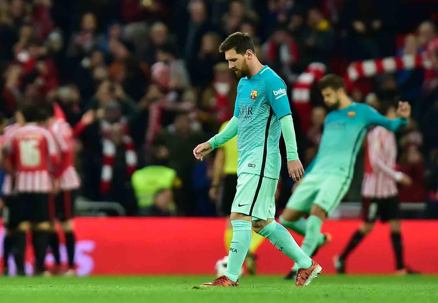 Messis Barcelona föll.