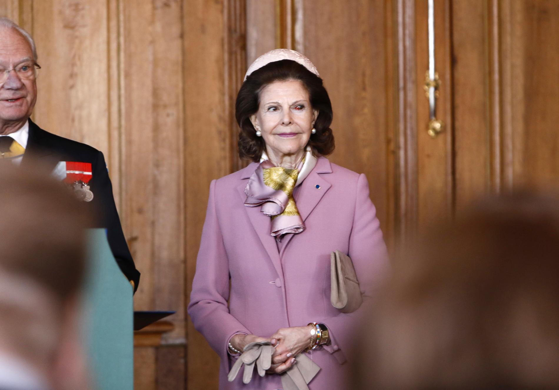 Kungen och drottningen vid det finska statsbesöket under tisdagen.