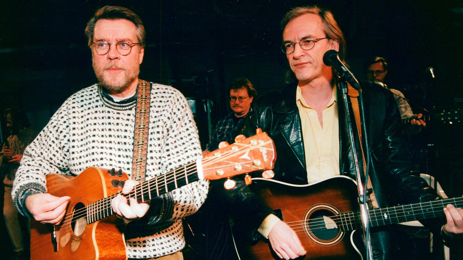 Mikael Wiehe och Björn Afzelius.
