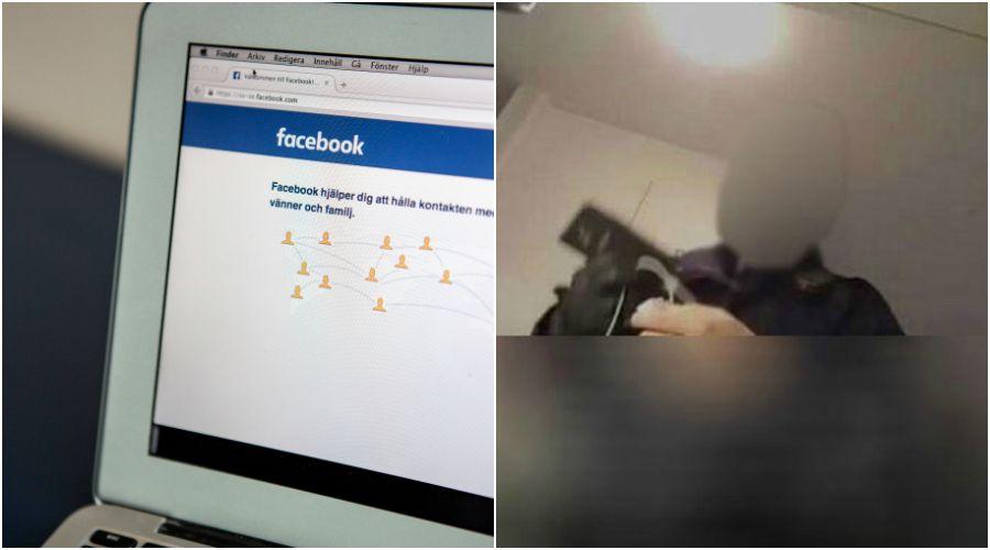 Det misstänkta övergreppet live-sändes på Facebook. 