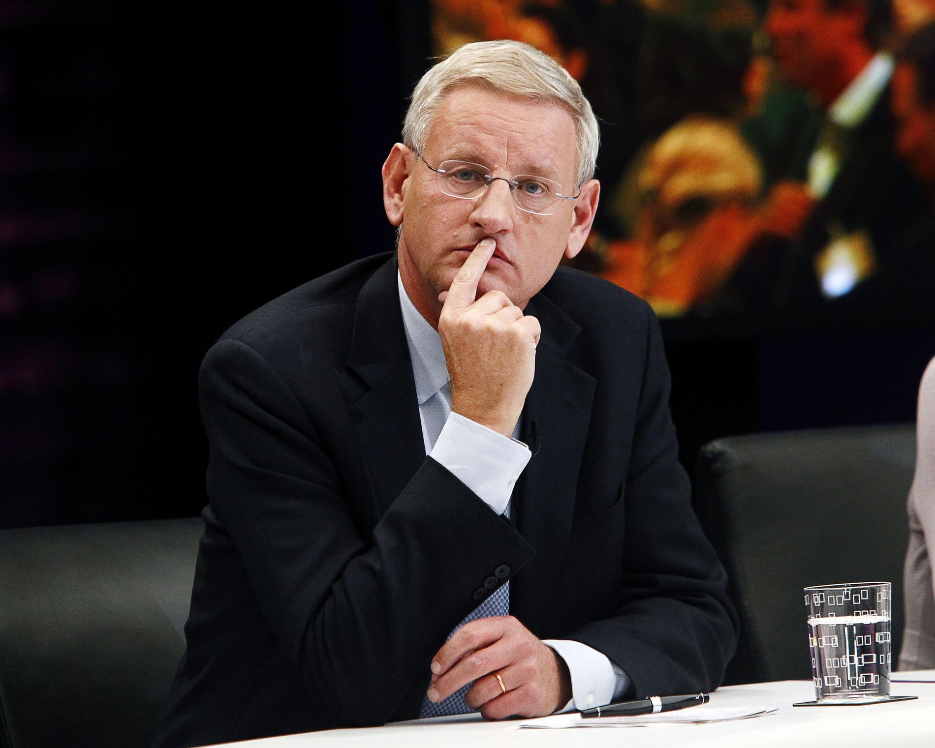 Carl Bildt, (m) Utrikesminister.