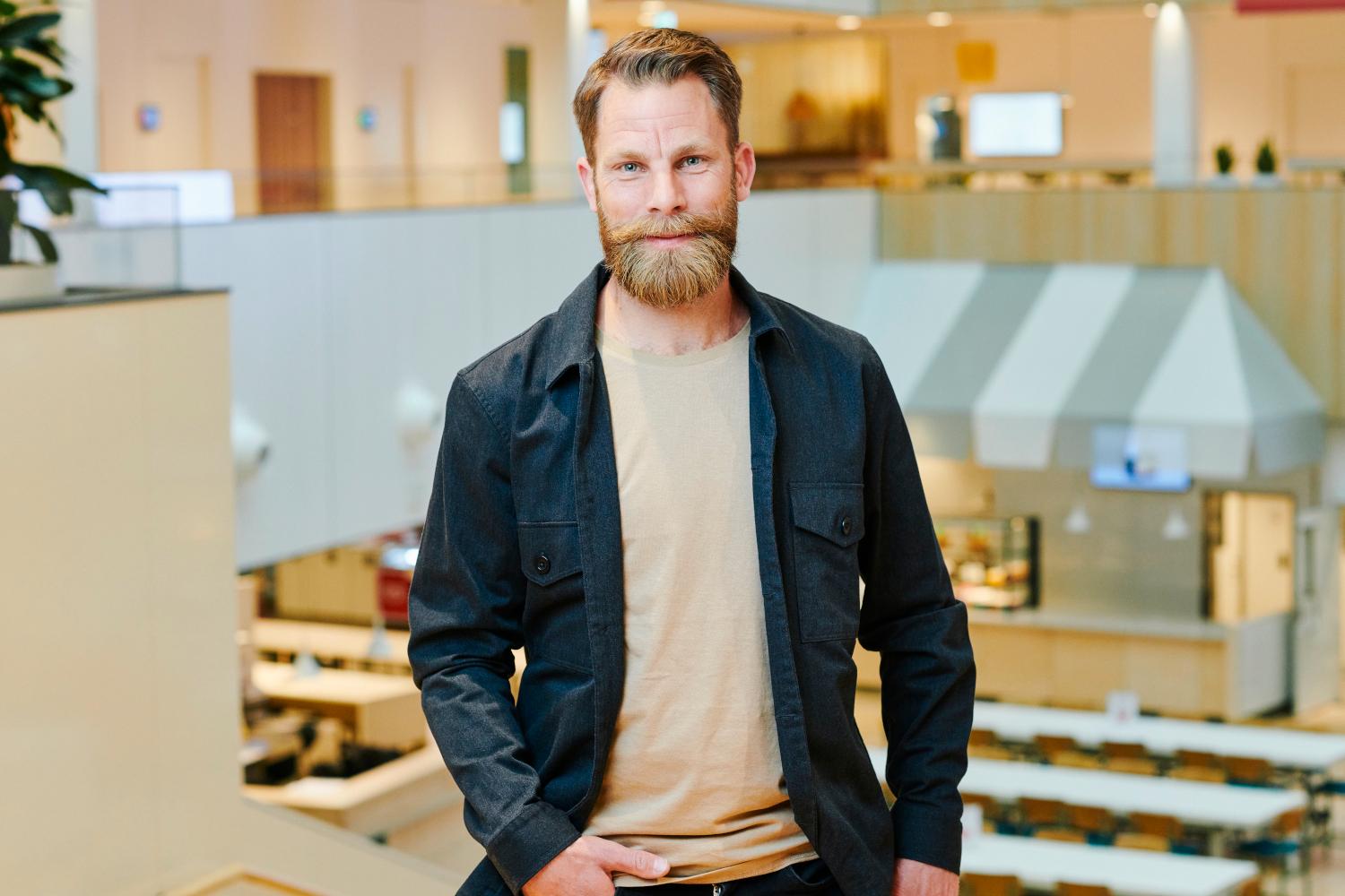 Magnus Hjelmér på Icabanken.