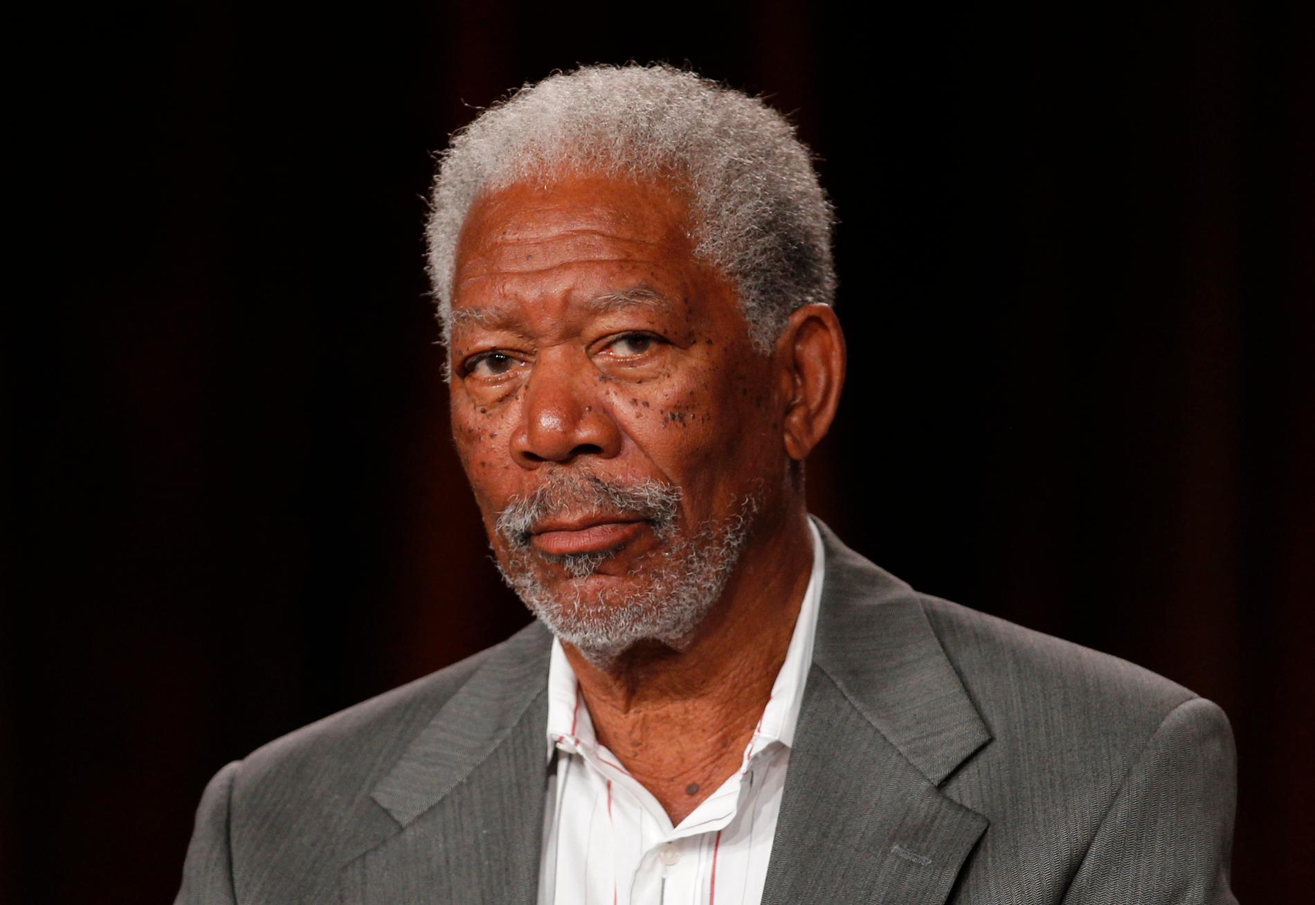 Morgan Freeman klarade sig utan skador olyckan.
