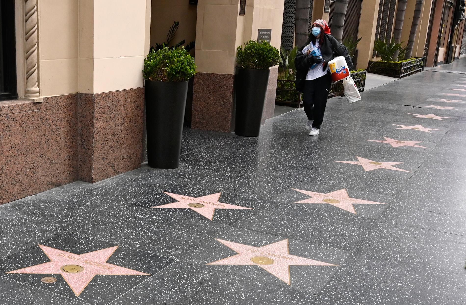 Hollywoods Walk of fame utökas med ytterligare en stjärna, den här gången för att hylla en musiker. Arkivbild.