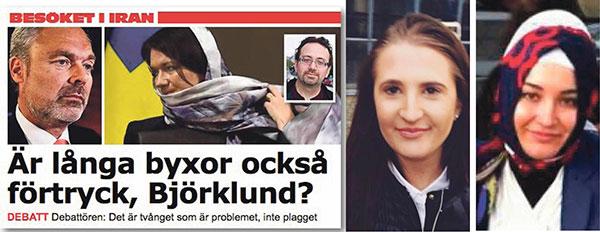 Antonia Jaksic och Busra Kocaturk svarar Torbjörn Jerlerup.