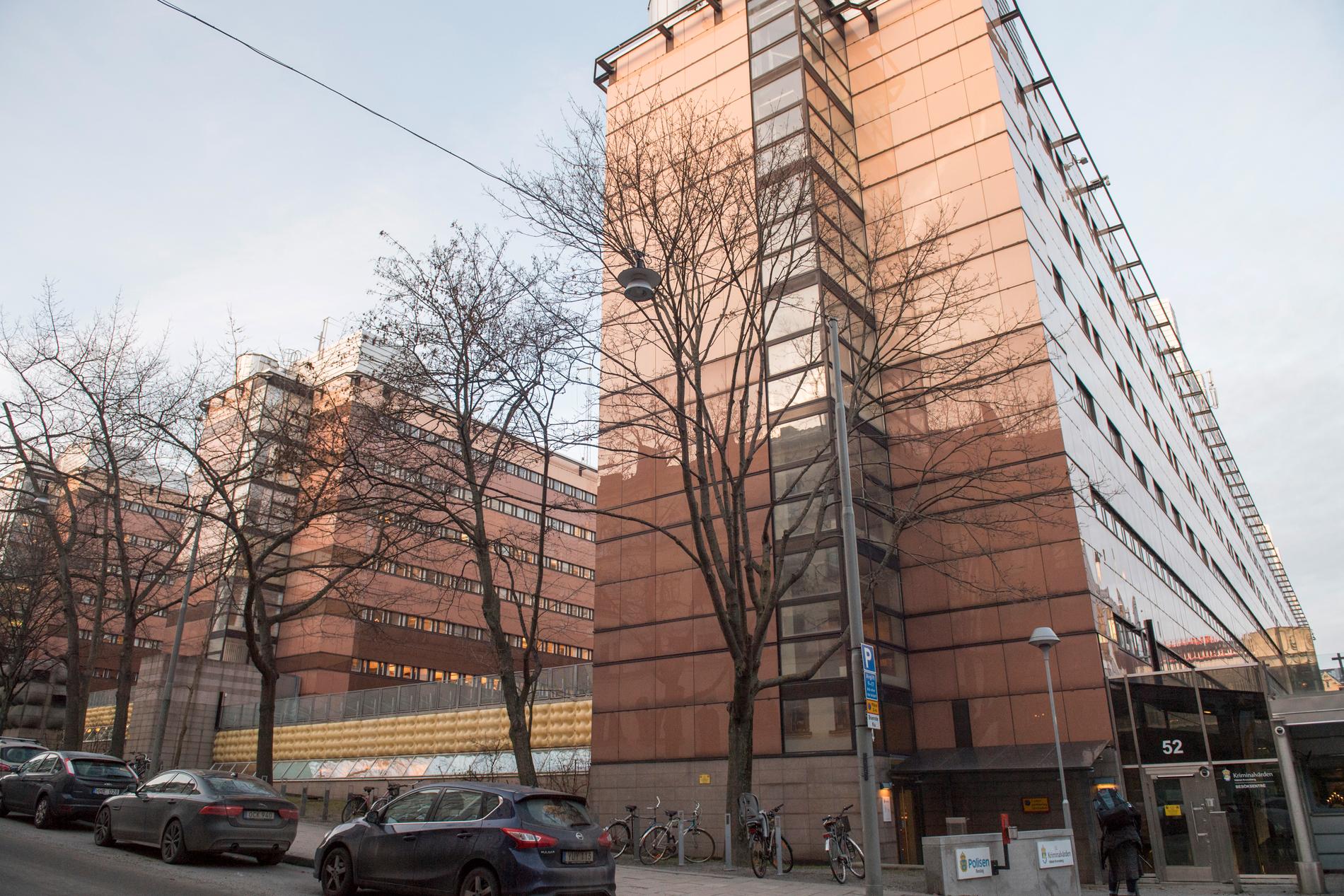 Kronobergshäktet i centrala Stockholm, där ASAP Rocky tillbringade tiden i väntan på rättegång.