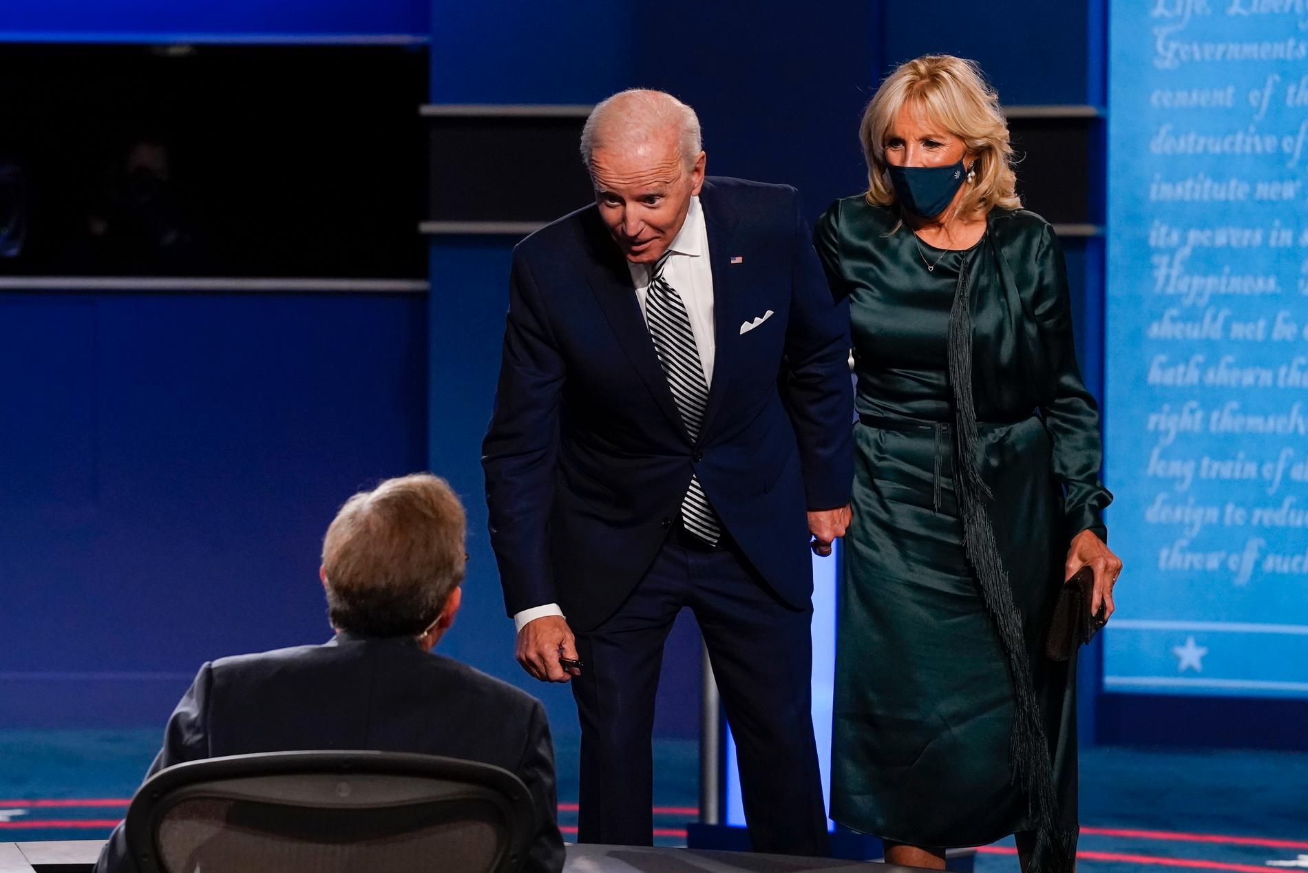 Joe Biden efter debatten.
