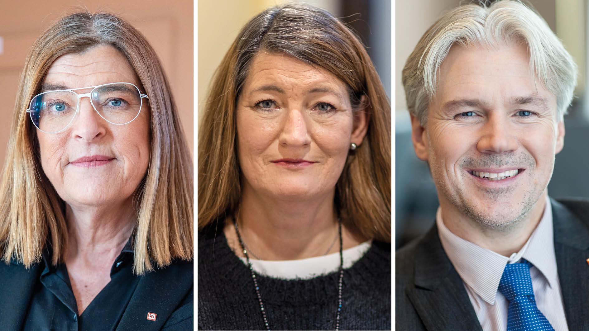 Det som LO-förbundens medlemmar behöver är också det Sverige behöver. Det är LO:s medskick till Ulf Kristersson nya regering, skriver Susanna Gideonsson, Therese Guovelin och Torbjörn Johansson.