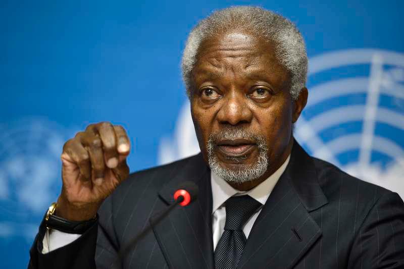 Kofi Annan 2012.