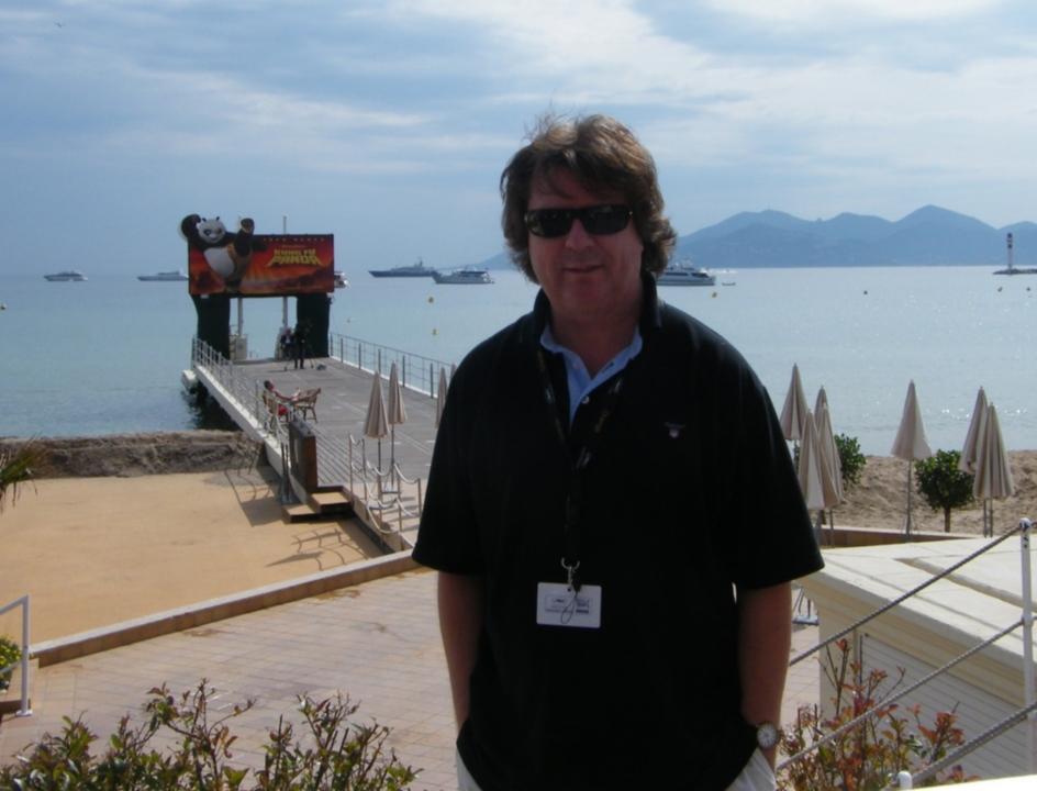 Jan-Olov Andersson i Cannes.