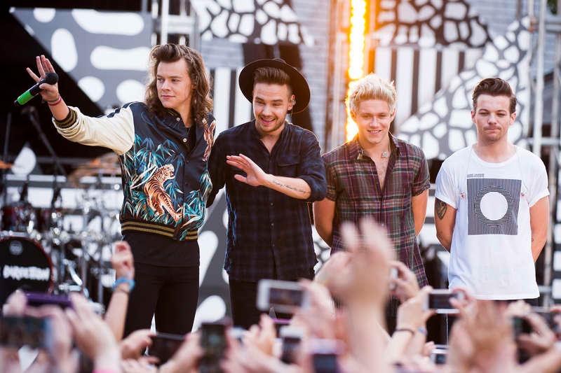 Harry Styles, Liam Payne, Niall Horan och Louis Tomlinson i One direction.