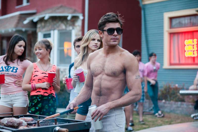 I nya filmen ”Neighbors” spelar Zac Efron en kille i en amerikansk college-kår som partajar hårt.