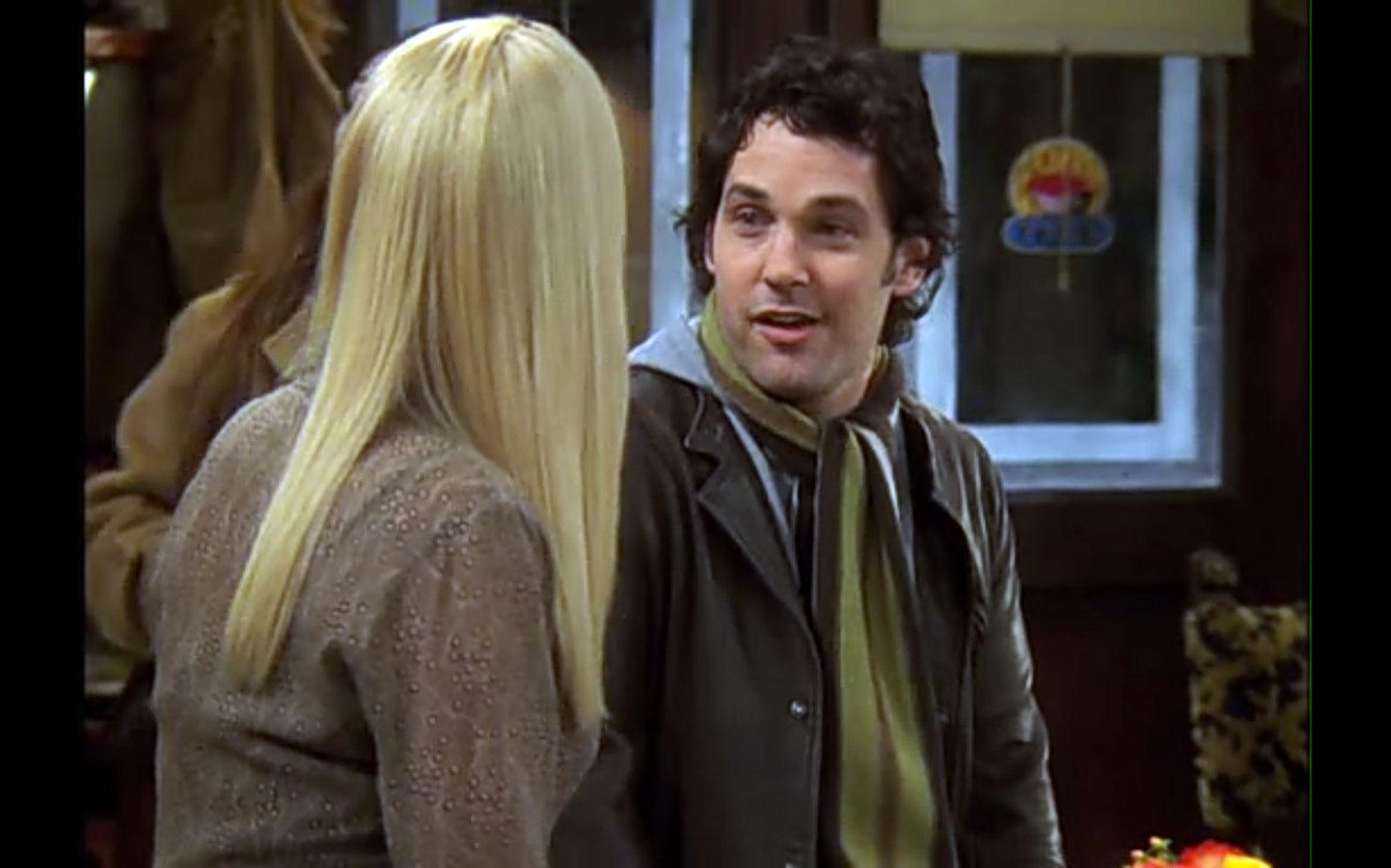 Rudd som Phoebes pojkvän Mike i ”Vänner” (2002–2004).