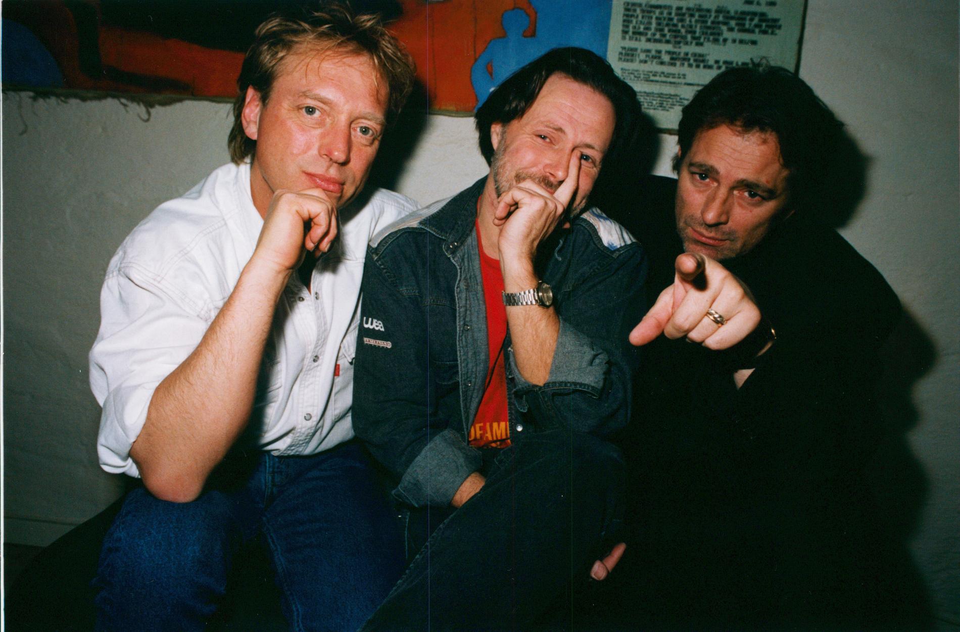 Från vänster: Pugh Rogefeldt, Göran Lagerberg och Mikael Rickfors. 