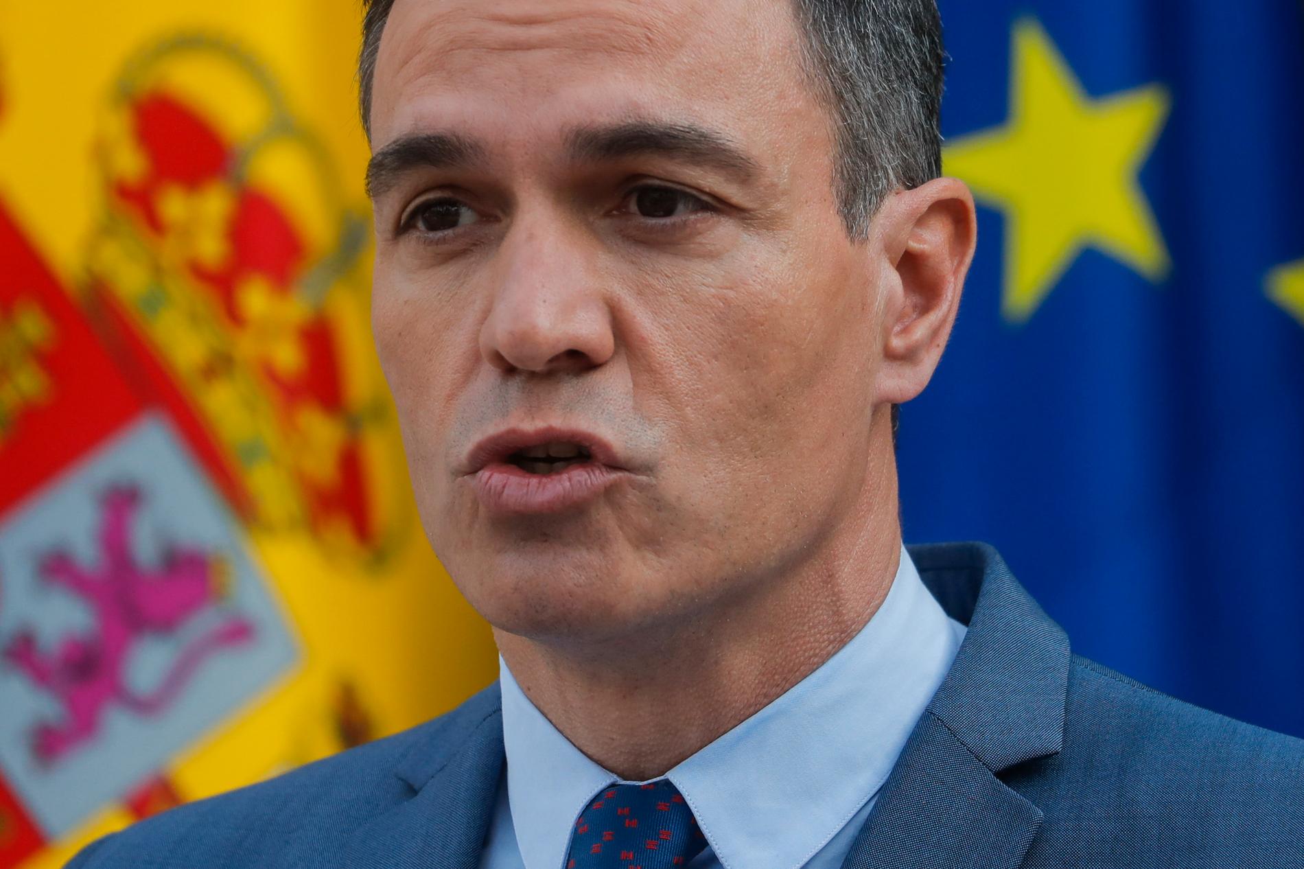 Spaniens premiärminister Pedro Sánchez. Arkivbild.