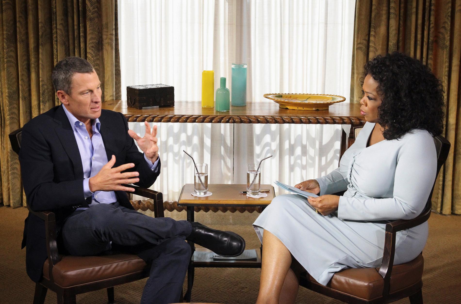Lance Armstrong medgav att han dopat sig i en intervju med Oprah Winfrey 2013.
