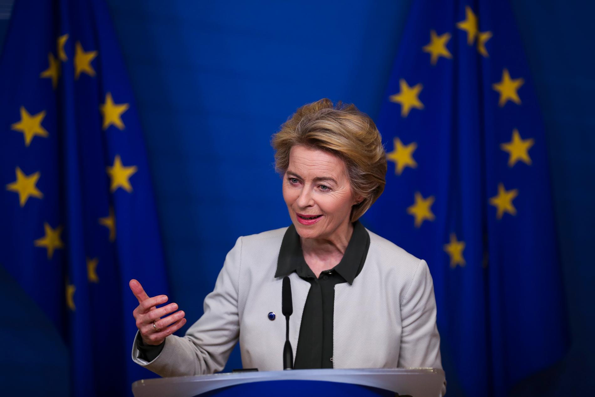EU-kommissionens nya ordförande Ursula von der Leyen lägger fram sin "gröna giv" för klimatneutralitet i EU år 2050.