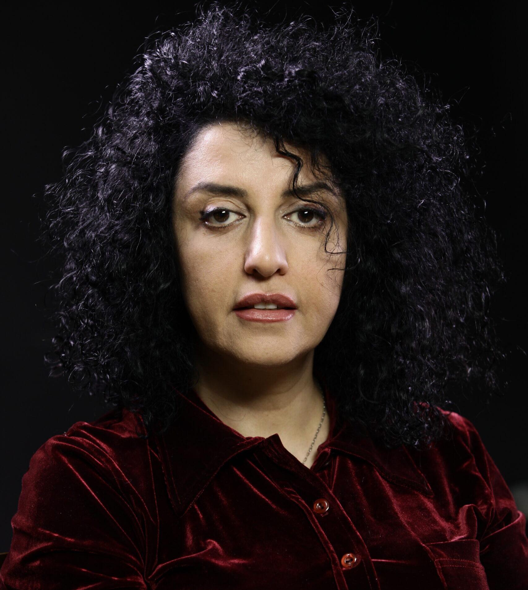 Narges Mohammadi, fredspristagare 2023. 