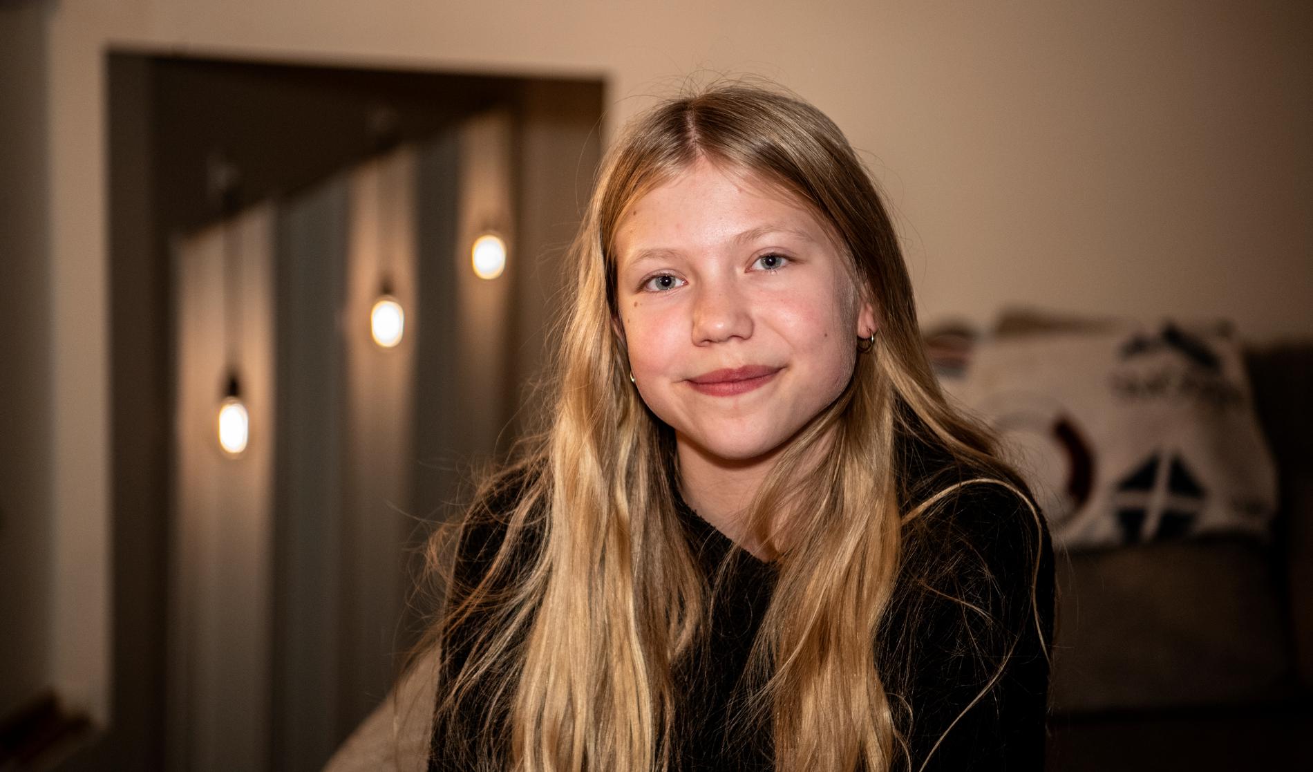 Livia Älva Viola Wahlund, 11 år i dag.