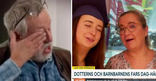 Leif GW Perssons tårar – efter familjens fina gest i Nyhetsmorgon: ”Så söt, så rar”