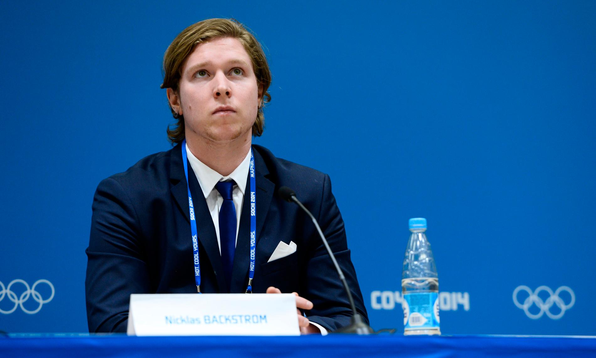 Nicklas Bäckström under OS i Sotji. 