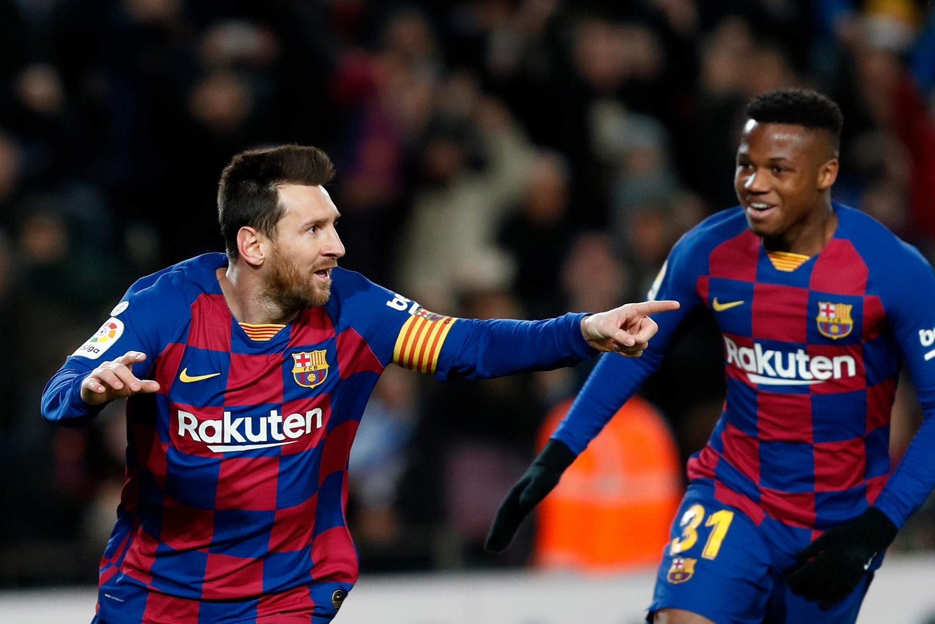 Lionel Messi gjorde matchens enda mål när Barcelona slog Granada.