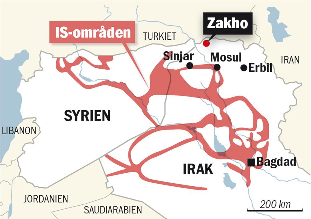 IS-kontrollerade områden.