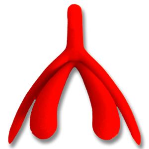 En 3D-klitoris från RFSU. 
