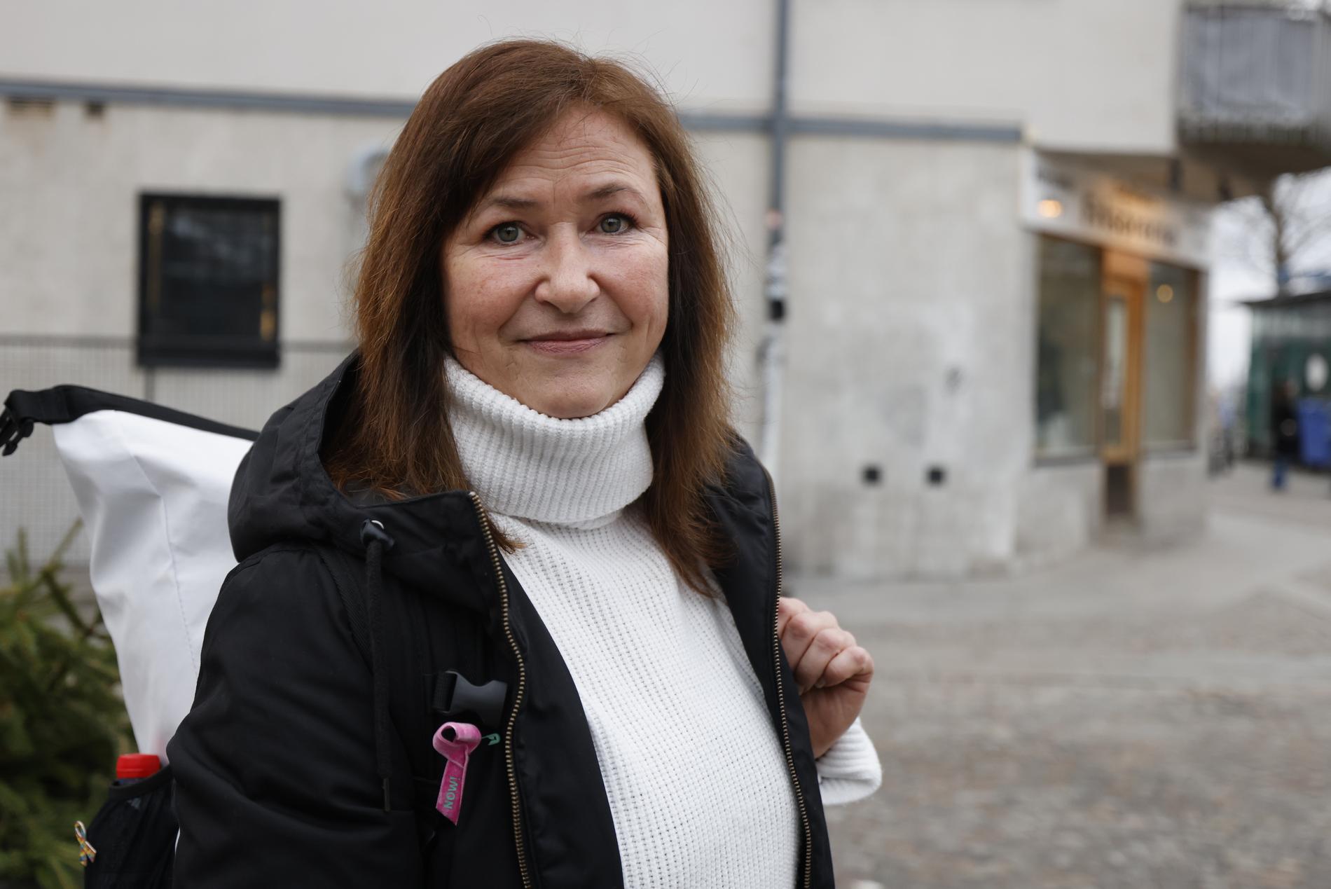 ”Det finns ju ingenstans där man skulle känna sig helt trygg i Stockholm”, säger Christina Steen.