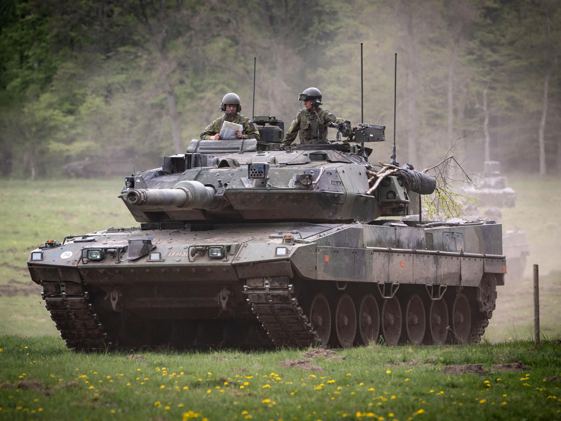 SD vill skicka stridsvagnar till Ukraina