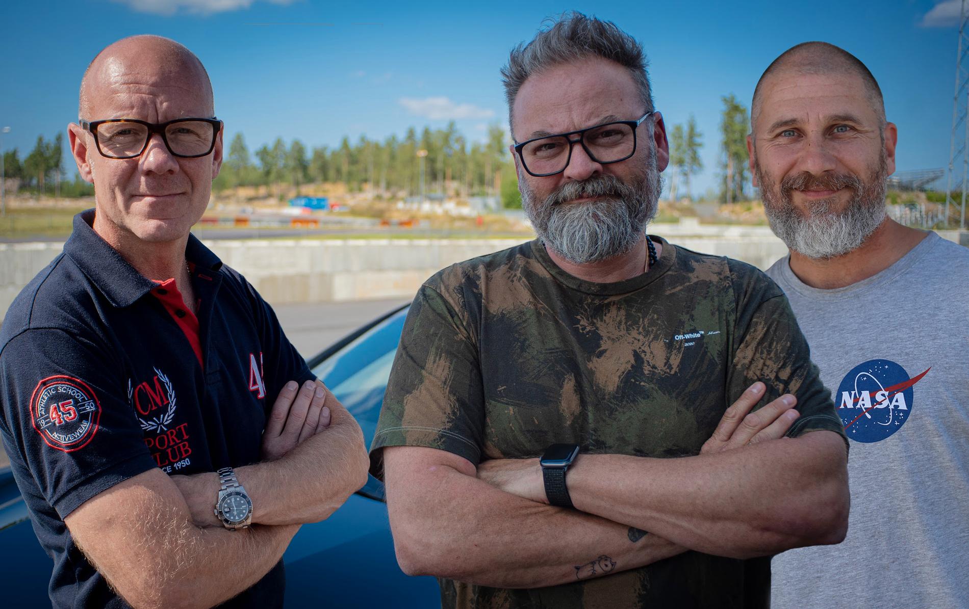 Tony Rickardsson, Adam Alsing och Markoolio ska leda den svenska versionen av internationella succén Top Gear.