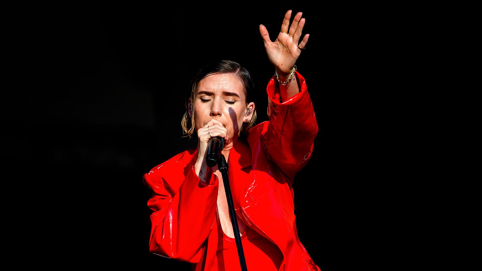 Lykke Li på Lollapalooza i Stockholm 2019. 