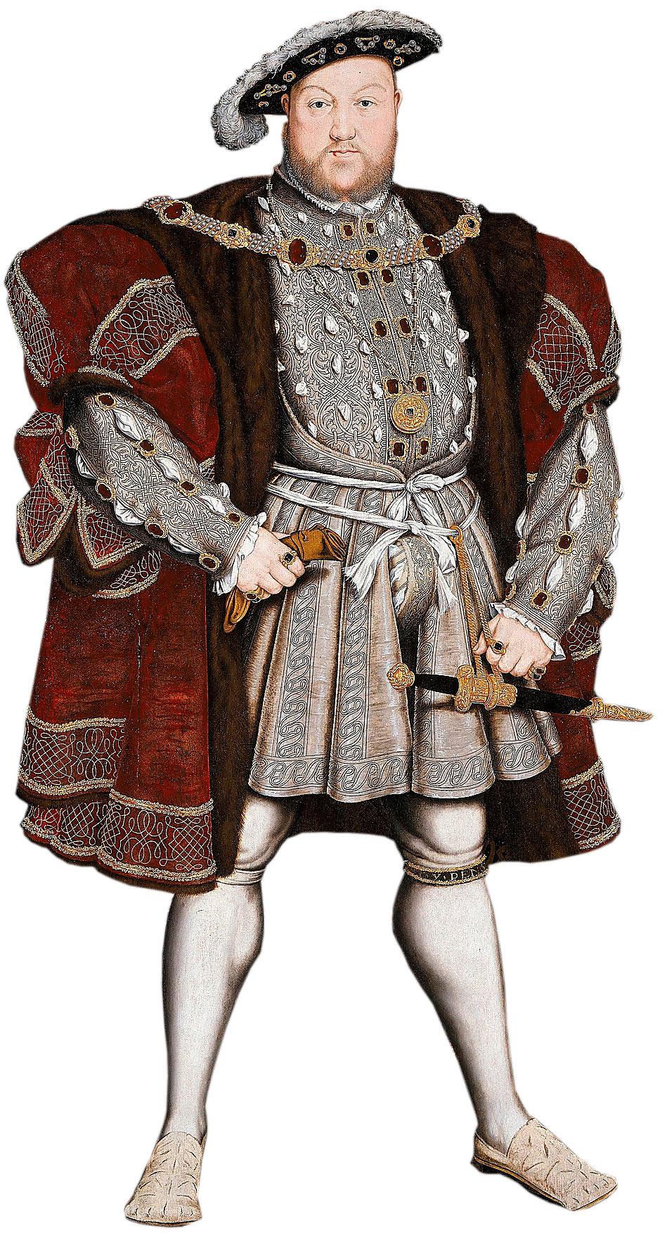 Henrik VIII var kung av England 1509-1547.