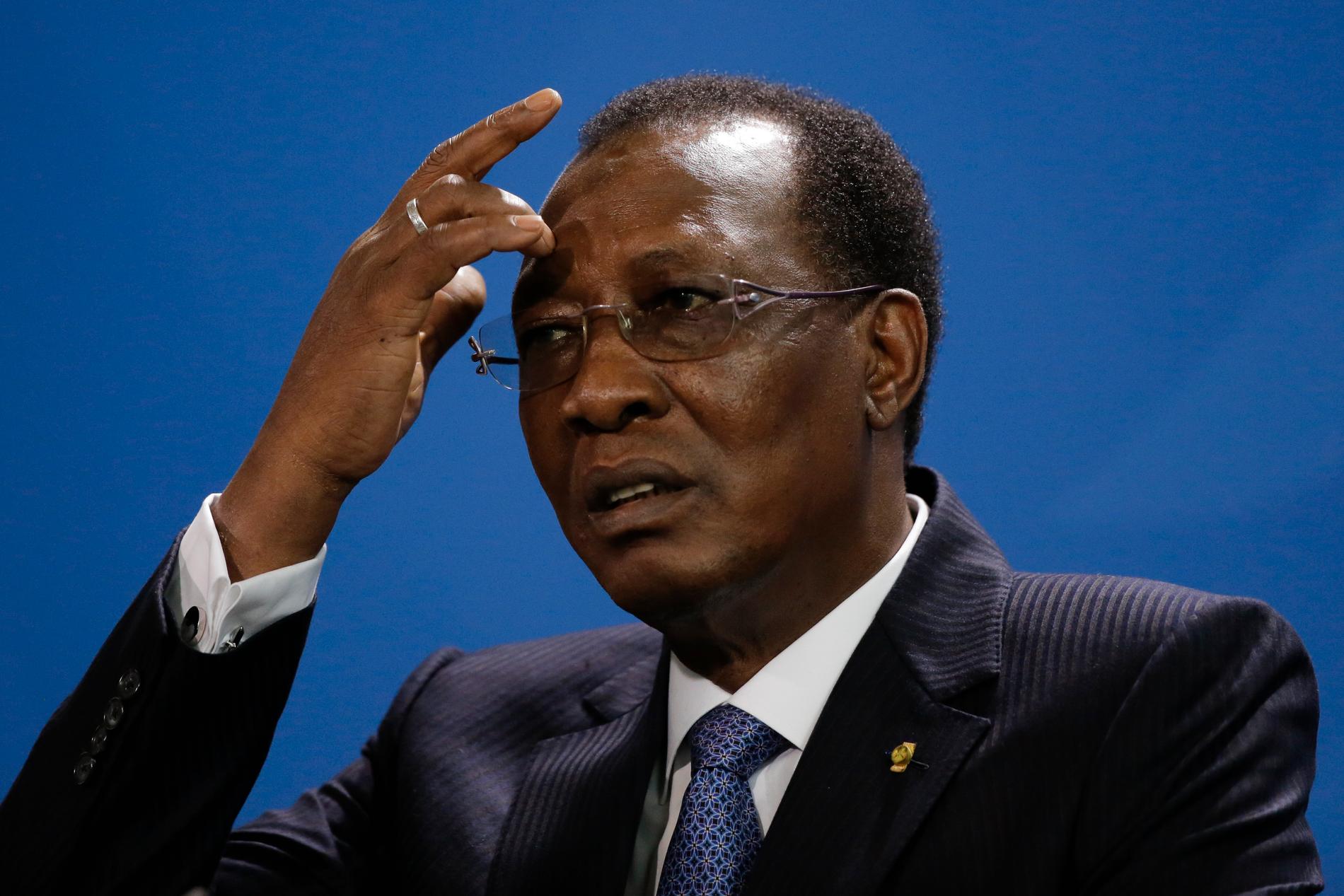 Tchads president Idriss Déby säger att minst 37 människor har dödats i strider i östra delen av landet. Arkivbild.