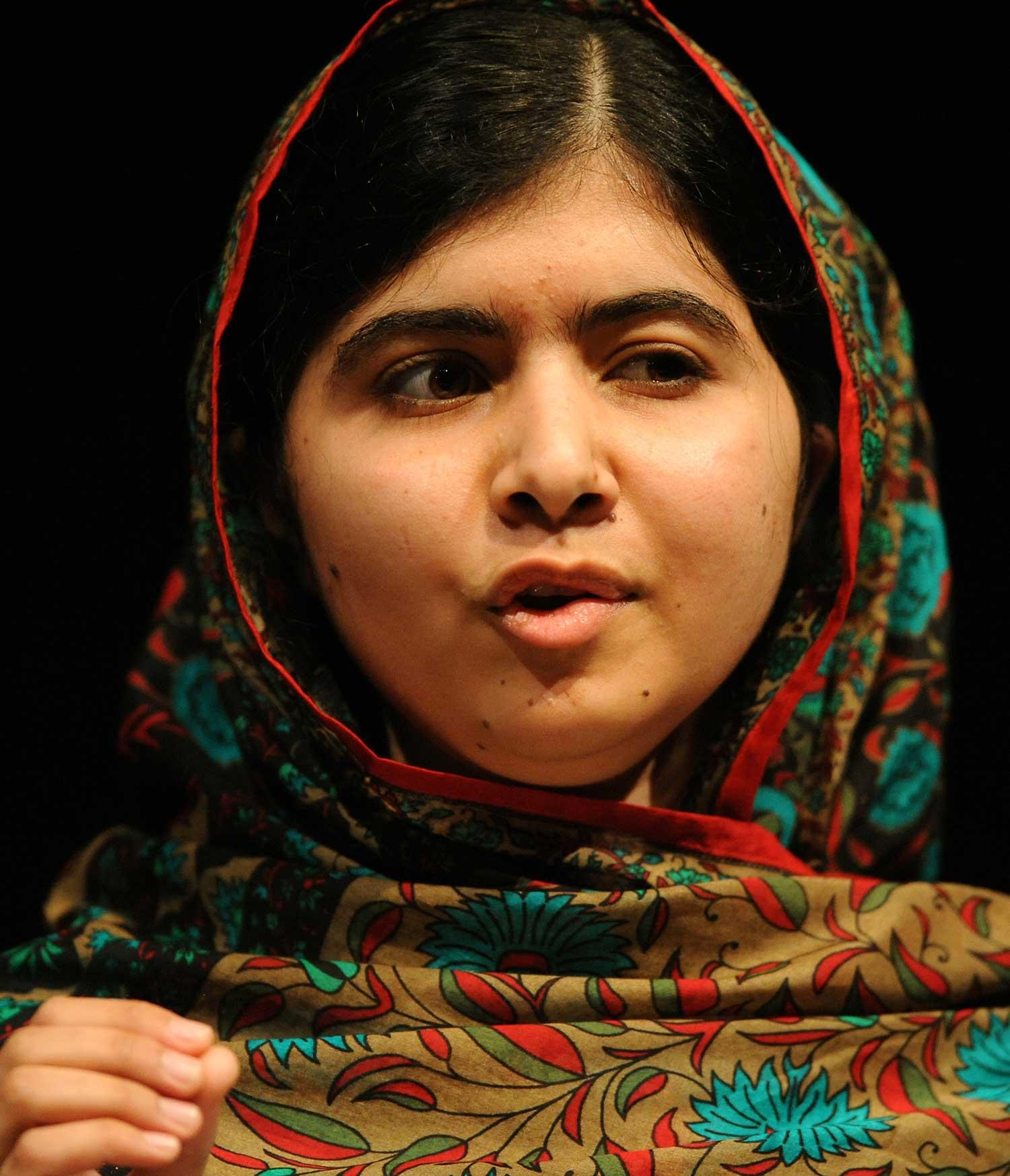 2014 års fredspristagare: Malala Yousafzai.