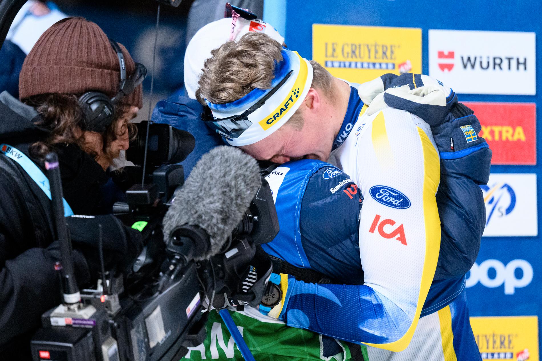 Edvin Anger i tårar efter succén i Tour de Ski.