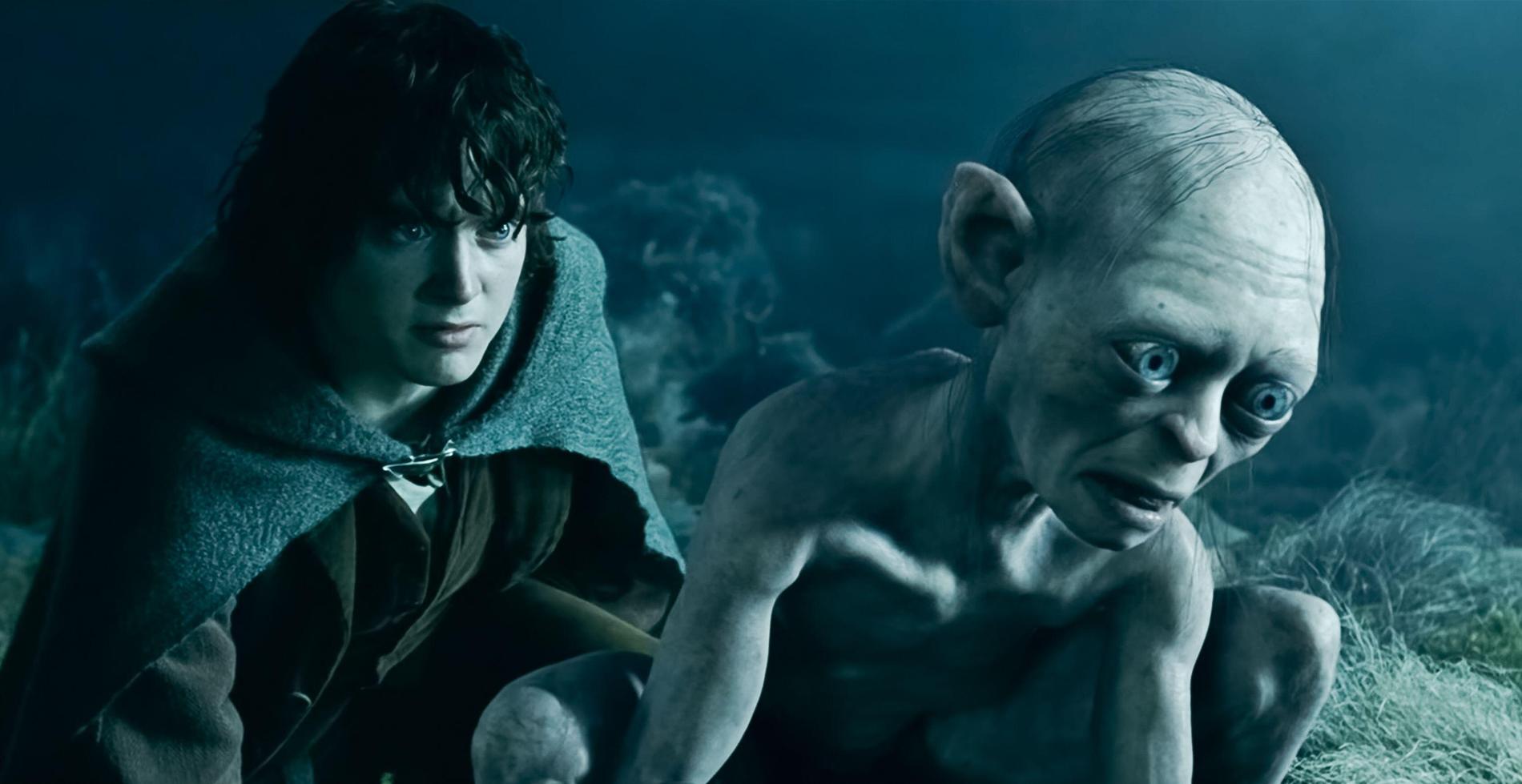Frodo och Gollum i ”Sagan om ringen”.