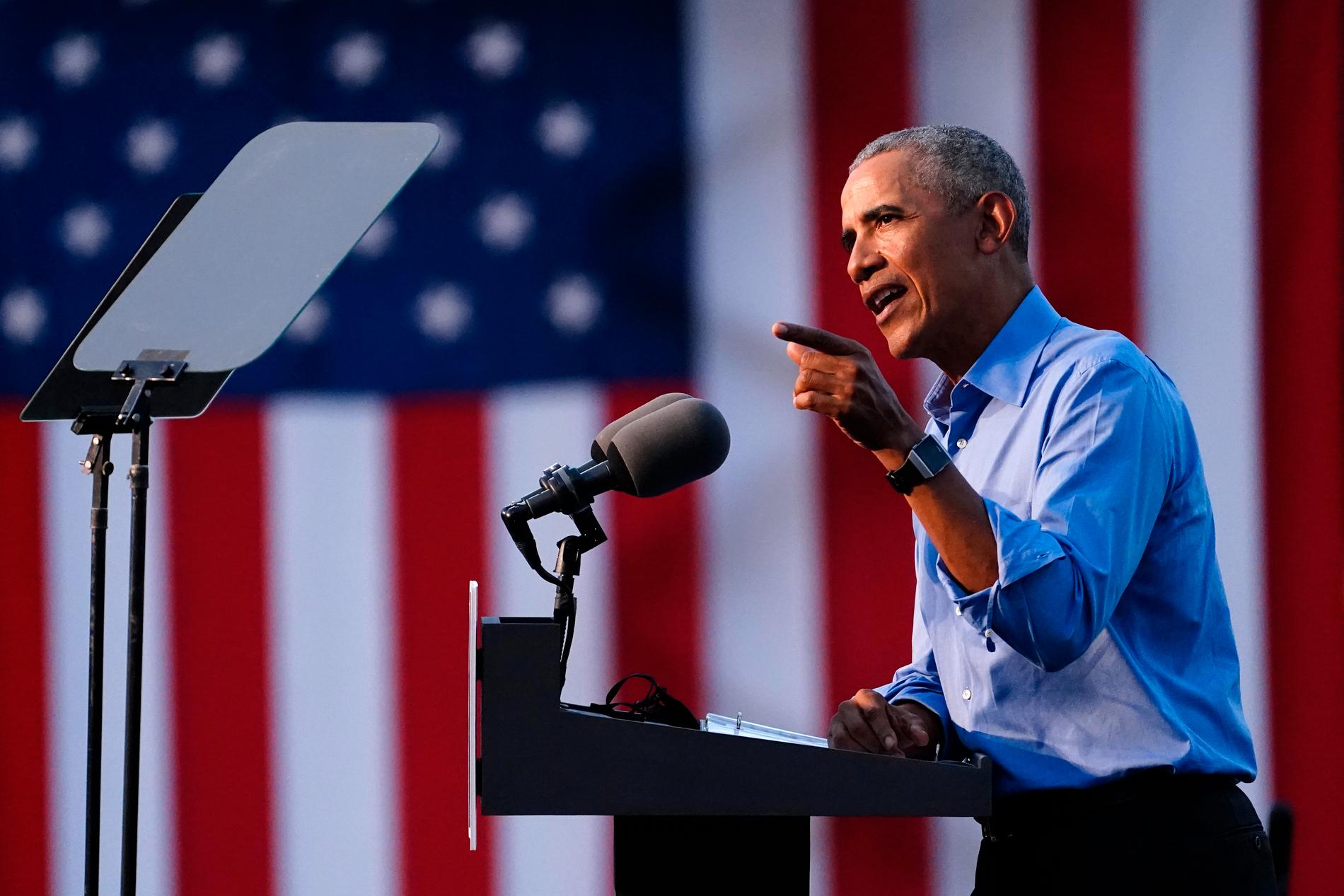 Barack Obama kliver in som draglok i kampanjen.