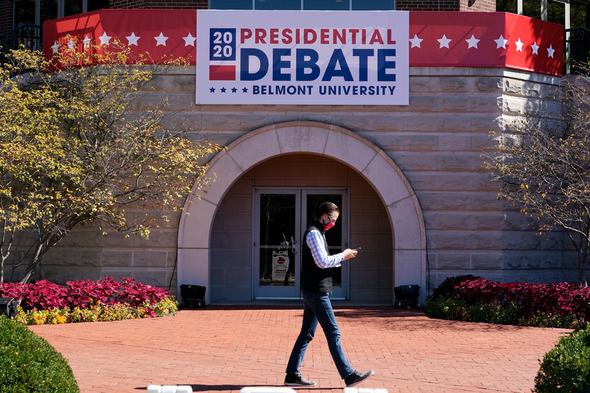 I Nashville förbereder man sig för nästa presidentdebatt. Arkivbild.