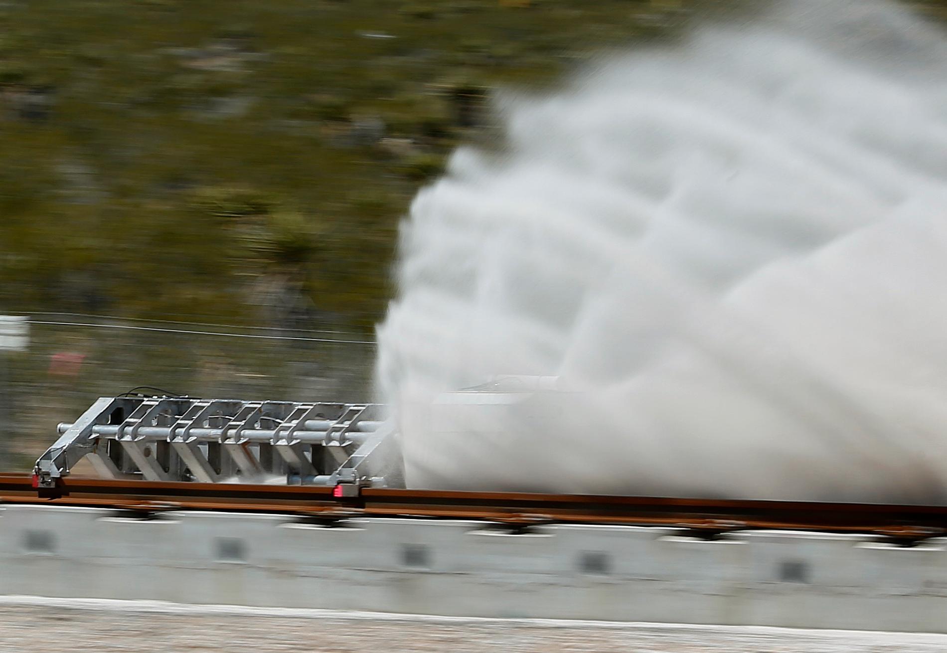 Hyperloop testades för första gången i maj 2016.