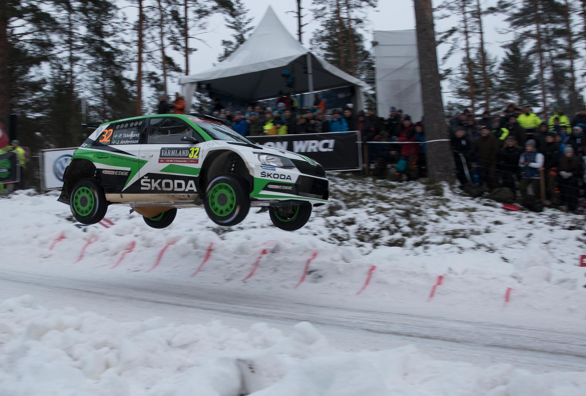 Pontus Tidemand i Svenska Rallyt 2017