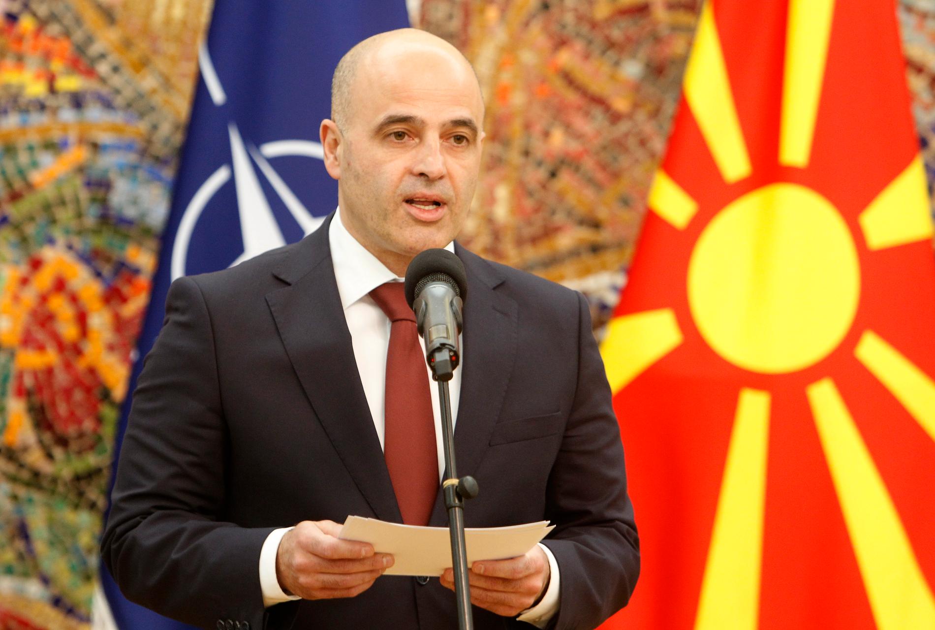 Socialdemokraten Dimitar Kovacevski har utsetts till ny premiärminister i Nordmakedonien. Arkivbild